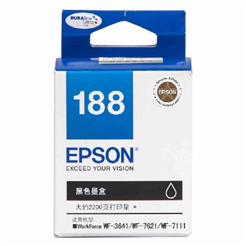 爱普生EPSON T188打印机墨盒(黑色，红色，青色，黄色墨盒）