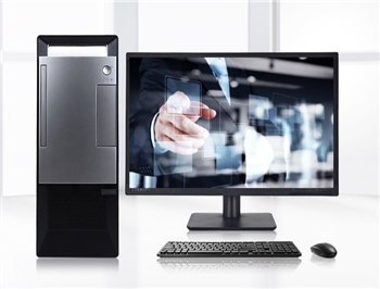 联想 扬天T4900D （I3-7100/4G/1T/集/无DVD+21.5显示器）商用电脑