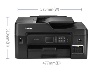 兄弟brother HL-T4000DW 彩色喷墨打印机（A3幅面 单打印）/MFC-T4500DW 彩色喷墨多功能一体机（A3幅面 内置墨仓）