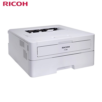 理光（Ricoh）P200 P201W A4黑白激光双面打印机 作业打印机 学生打印家庭商务办公 P200（双面打印）34页/分钟 官方标配