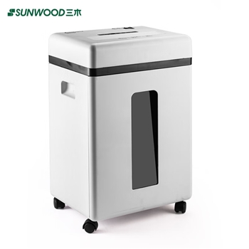三木（SUNWOOD）4级保密办公家用碎纸机(单次8张 持续35分钟 20L 可碎纸,针)SD9230