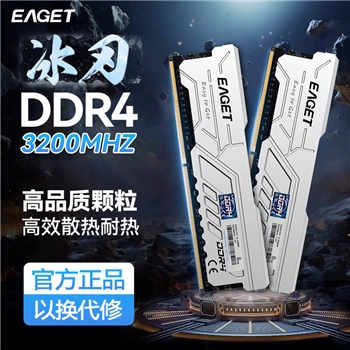 忆捷（EAGET）16GB DDR4 3200Mhz赫兹 台式机内存条 电脑内存马甲条 适配游戏电竞黑神话悟空 PS40