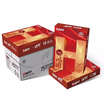鸿图;HOMETO A4复印纸75克办公打印纸 A4纸打印纸顺滑双面打印 500张/包 4000张/8包整箱 A4 75g