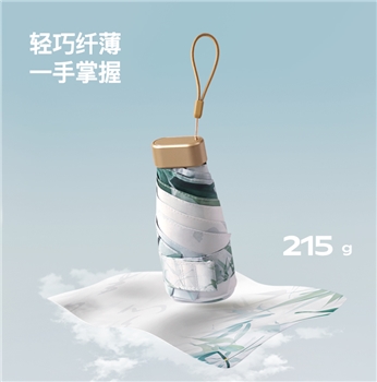 定制防紫外线迷你五折遮阳伞