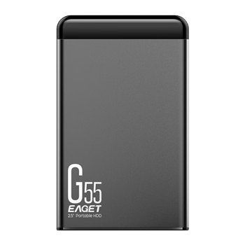 忆捷（EAGET）USB3.0移动硬盘G55 2.5英寸全金属文件数据备份存储安全高速防震 商用