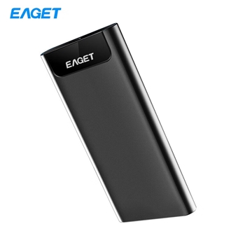忆捷（EAGET）M5固态ssd移动硬盘手机type-c外接U盘便携迷你 商务简洁金属