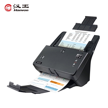 汉王（Hanvon）HW-6160 双面扫描仪A4馈纸式高速档案商用办公60页 支持国产系统