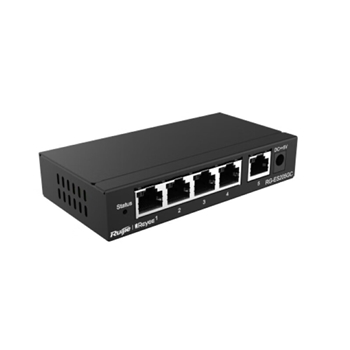 锐捷5口全千兆二层网管交换机 RG-ES205GC 企业级管理型接入 办公监控园区交换器